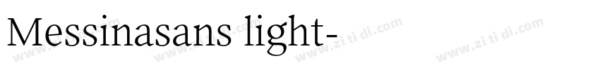 Messinasans light字体转换